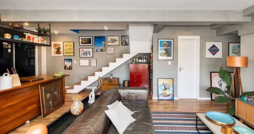 Aconchegante cobertura para venda com 2 quartos, sendo 2 suítes, 138m²
