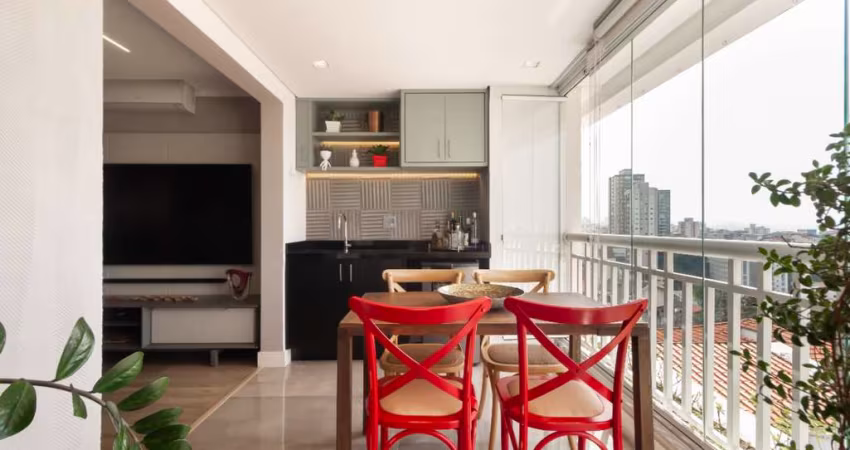 Confortável apartamento tipo para venda com 2 quartos, sendo 2 suítes, 87m²