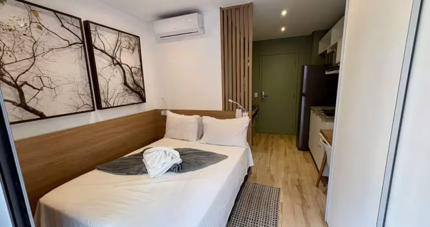 Elegante studio para venda em república com 1 quarto, sendo 1 suíte, 33m²