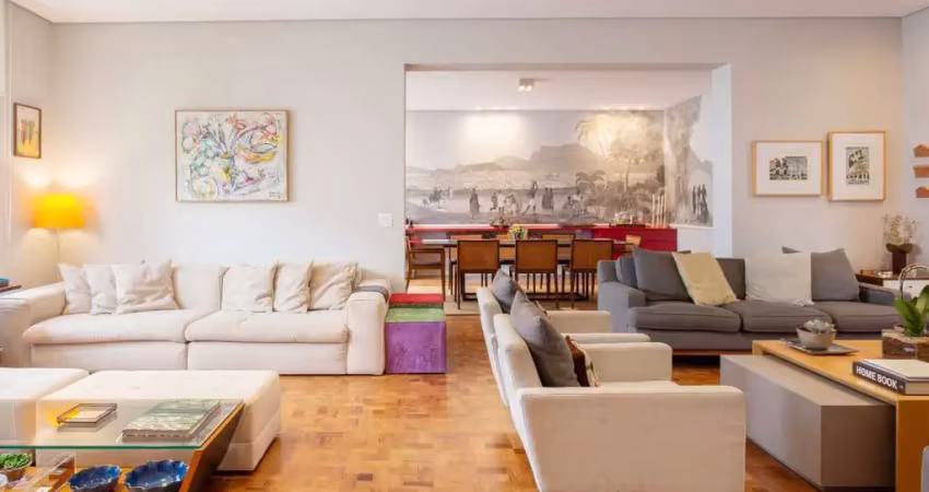 Sensacional apartamento tipo para venda em higienópolis com 3 quartos, sendo 1 suíte, 340m²