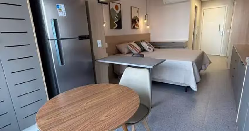 Funcional studio para locação em brooklin com 1 quarto, sendo 1 suíte, 32m²