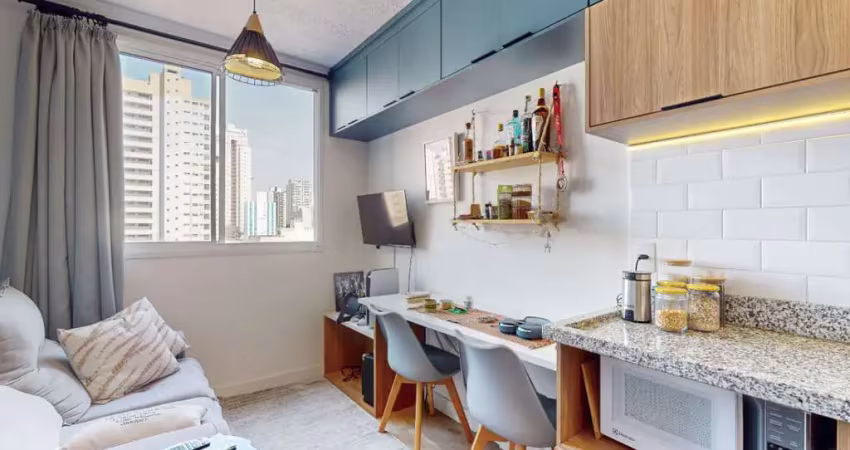 Excelente apartamento tipo para venda em vila romana com 1 quarto, sendo 1 suíte, 24,640m²