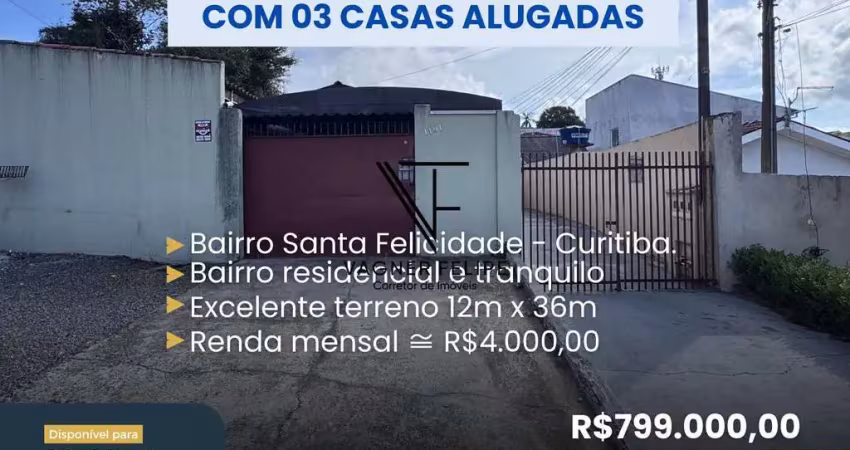 Terreno à venda na Rua Padre Colbacchini, Santa Felicidade, Curitiba