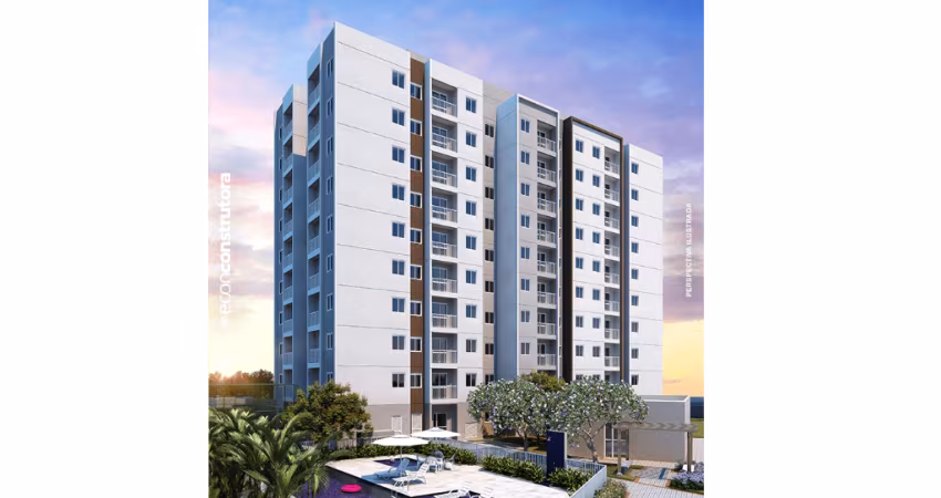Apartamento de 2 dormitórios, e varanda minha casa minha vida