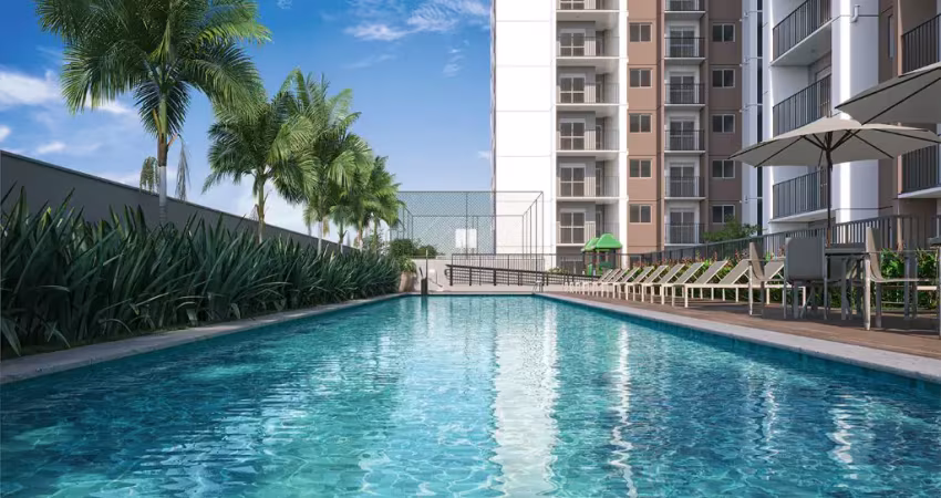 Apartamento de 2 dormitórios com varanda no socorro