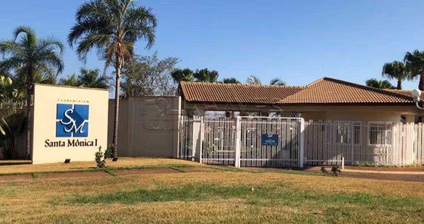 Terreno condomínio santa monica, bonfim paulista, zona sul de ribeirão preto