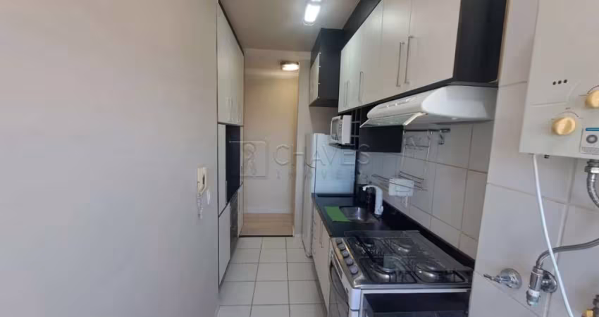 Apartamento mobiliado de 2 quartos para alugar no Edifício Viva Bem, 45 m², bairro Ribeirânia em Ribeirão Preto