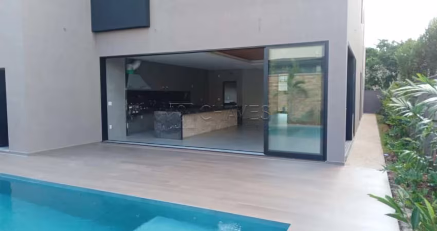 Casa condomínio de 4 suítes à venda no condomínio Buganville, 447 m², bairro Jardim Olhos D`Água, Zona Sul de Ribeirão Preto