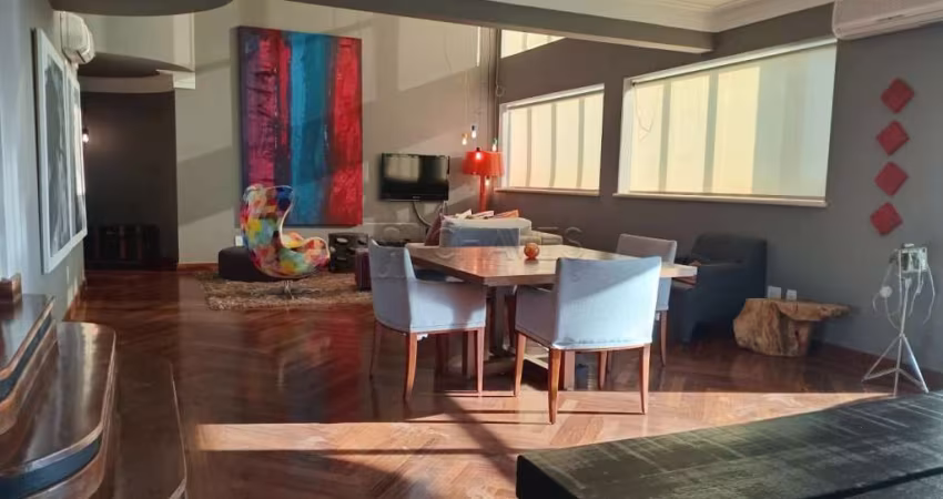 Apartamento de 3 suítes MOBILIADO para alugar no Edifício Doppio Spazio, 239,77 m², bairro Jardim Botânico, Zona Sul de Ribeirão Preto