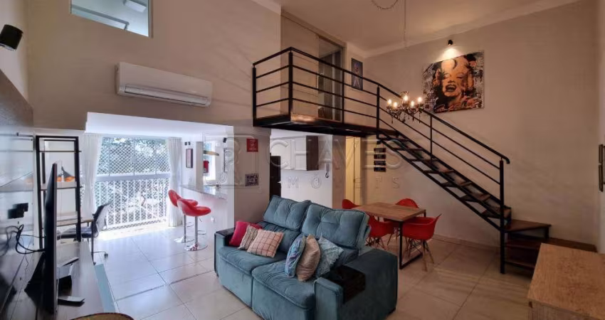 Loft para Locaçao, 70 m²,  Edifício Cozumel, Nova Aliança Sul, Ribeirao Preto