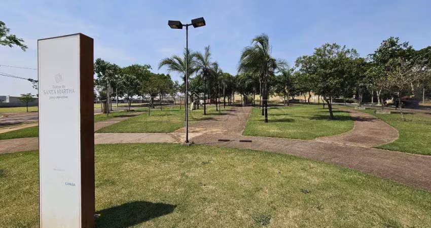 Terreno à venda condomínio santa martha, bonfim paulista, zona sul de ribeirão preto