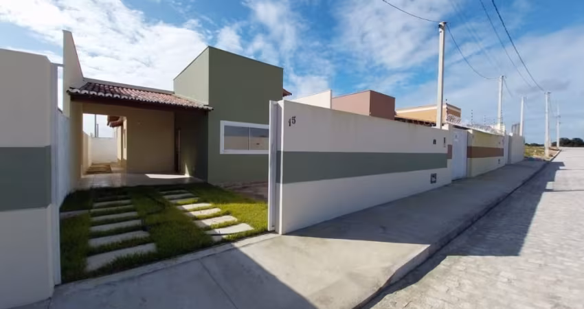 Casa com 03 quartos, sendo 02 suítes na estrada para Pium RN