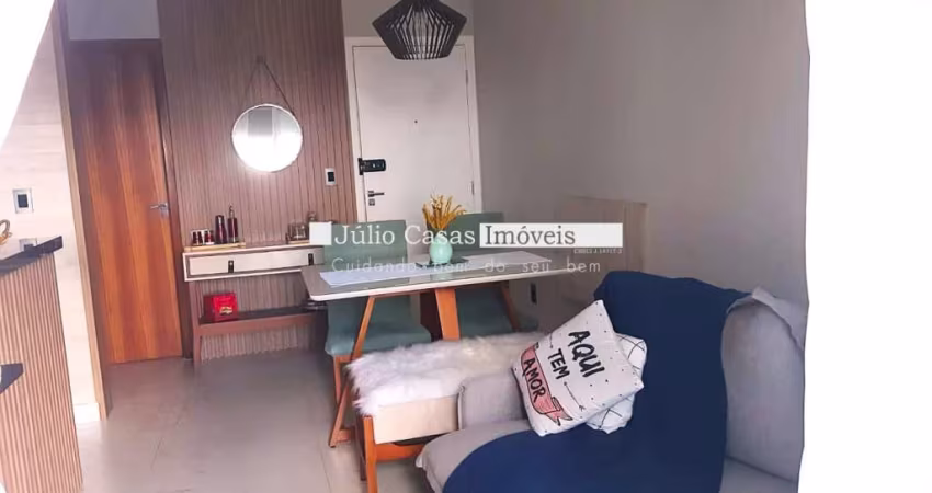 Apartamento de 01 quarto ,varanda e garagem