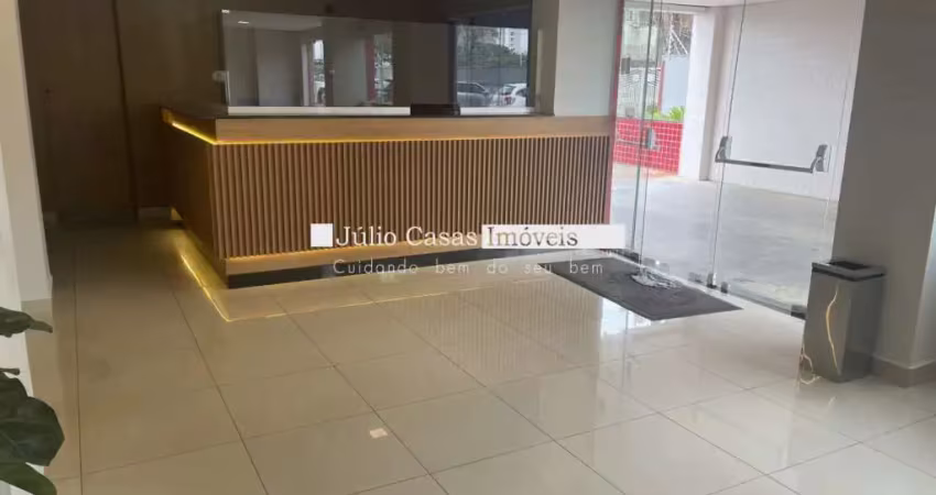 Flat / stúdio alto padrão 56m² mobiliado com varanda gourmet no campolim