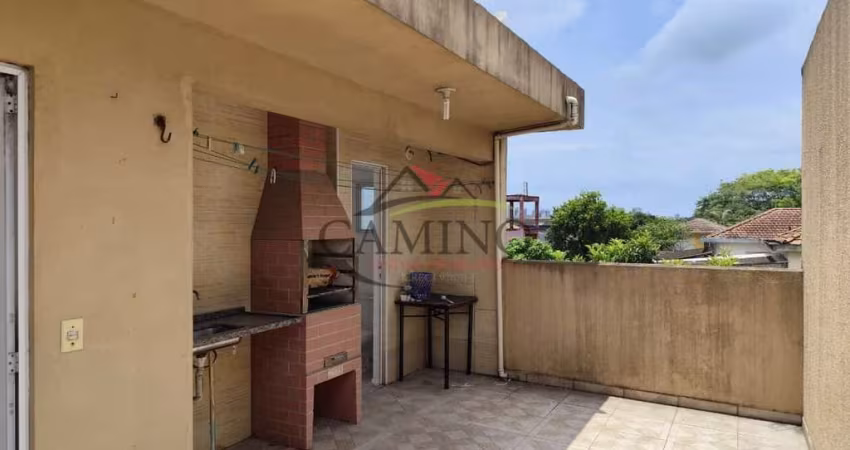 Triplex com Terraço2 dormitórios (1 suíte), 101 m², no Santa Rosa, Guarujá/SP