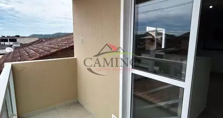 Casa sobreposta à venda com 02 dormitórios (01 suíte) + 1 reversível,  90 m² no santa rosa, guarujá/sp.