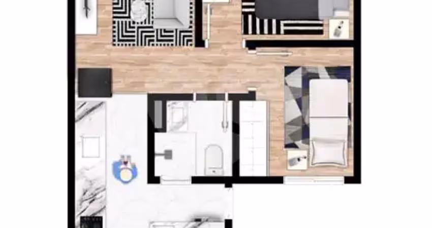 Apartamento com 2 quartos à venda em vila dom pedro ii - sp