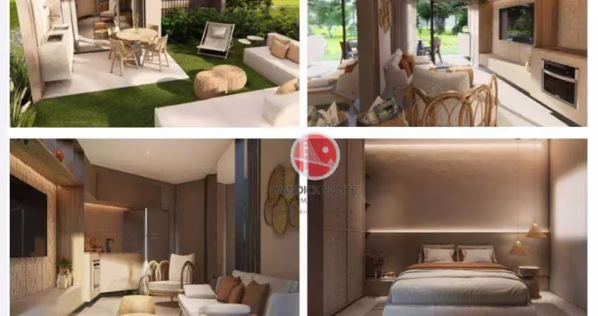 Studio com 1 dormitório à venda, 30 m² por r$ 350.000,00 - cumbuco - caucaia/ce