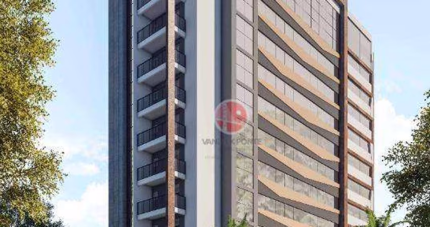 Apartamento com 1 dormitório à venda, 64 m² por R$ 911.000,00 - Meireles - Fortaleza/CE
