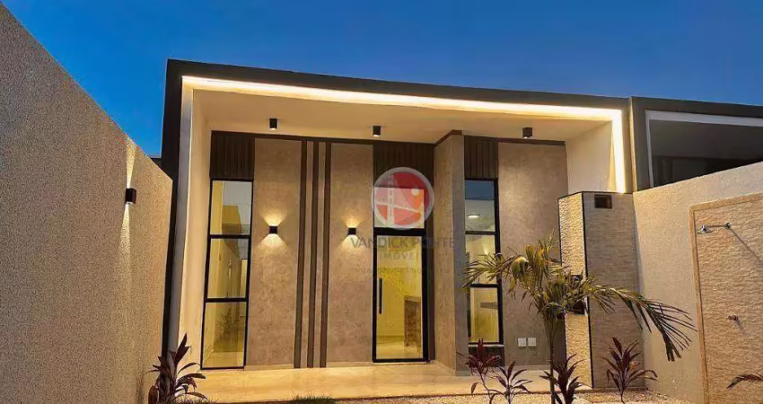 Casa nova no eusébio – 3 quartos, 2 suítes e gourmet