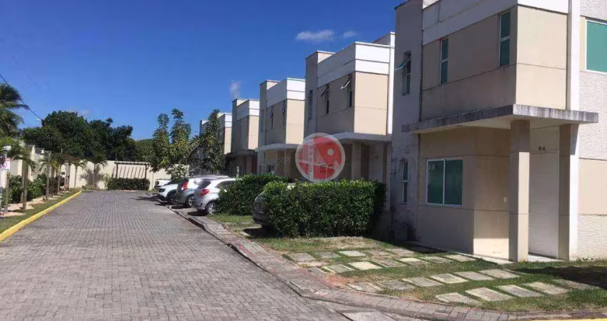 Oportunidade! casa duplex nascente no eusébio com 3 suítes em condomínio completo
