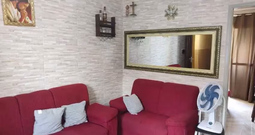 Apartamento à venda em itanhaém-sp, belas artes: 2 quartos, 1 sala, 1 banheiro, 1 vaga - 52m² - imperdível!