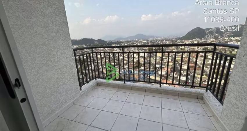 Apartamento com 2 dormitórios à venda, 58 m² por R$ 300.000,00 - Areia Branca - Santos/SP