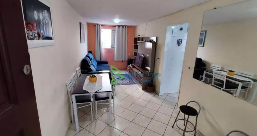 Apartamento com 2 dormitórios à venda, 56 m² por r$ 190.000,00 - conjunto residencial elisio teixeira leite - são paulo/sp