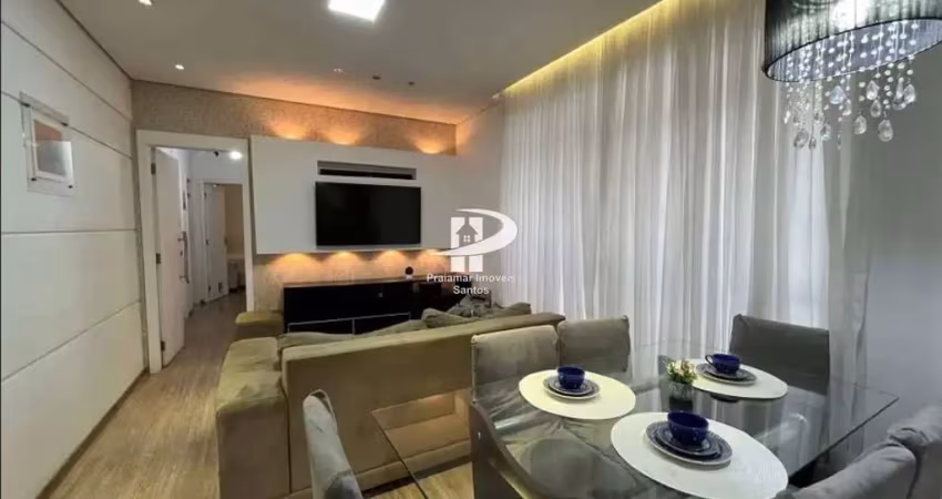 Apartamento com 2 quartos à venda no Estuário, Santos 