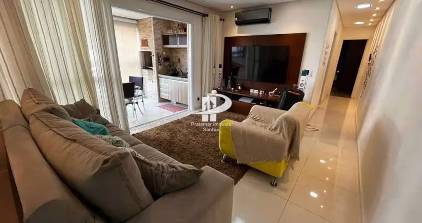 Lindo apartamento na ponta da praia com lazer completo.
