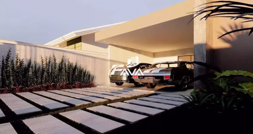 Casa térrea em construção 3 quartos 1 suite 2 vagas de garagem no São Braz - Curitiba/PR