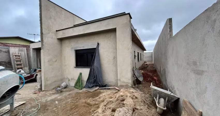 Casa térrea em construção 3 quartos 1 suite 2 vagas de garagem no são braz - curitiba/pr