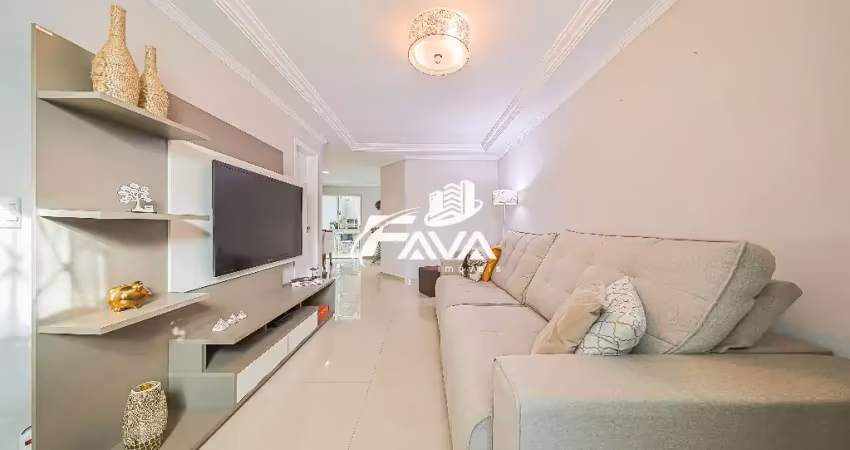 Sobrado trilex, 3 quartos, 1 suíte, 2 vagas de garagem, portão - curitiba - pr