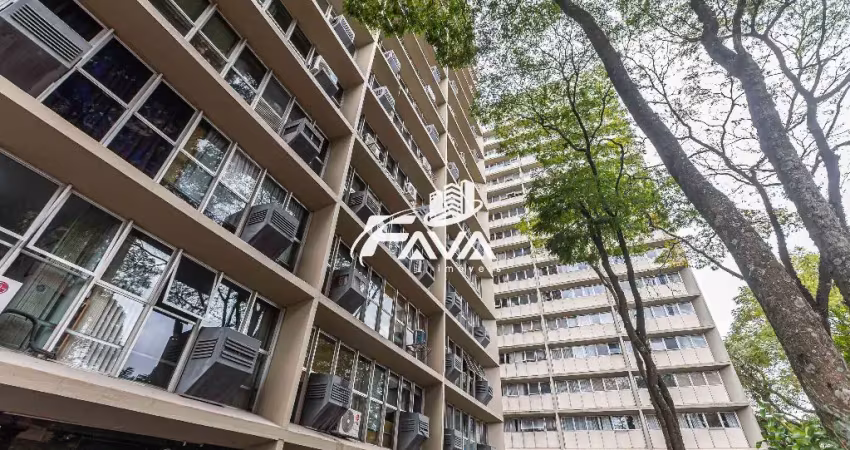 Apartamento 1 quarto, au: 46,50m², ed josé conrado riedel, centro cívico, curitiba/pr