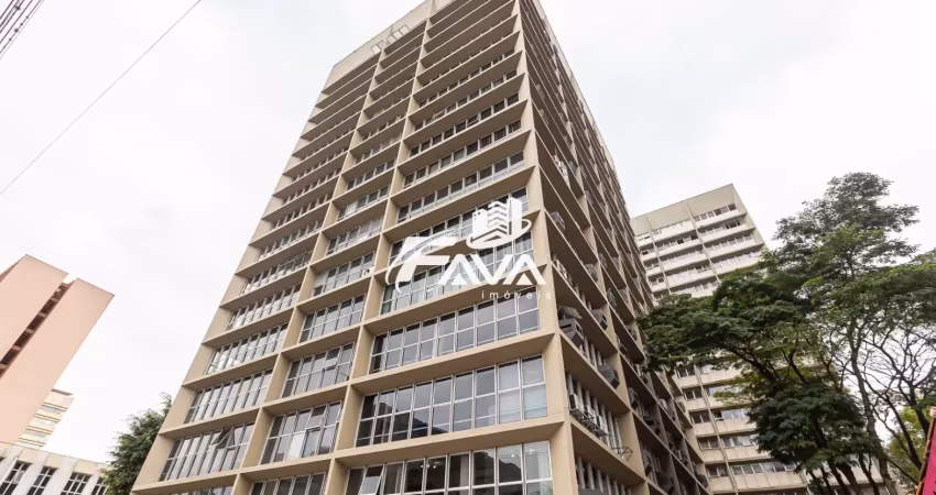 Apartamento 1 quarto, au: 46,50m², ed josé conrado riedel, centro cívico, curitiba/pr