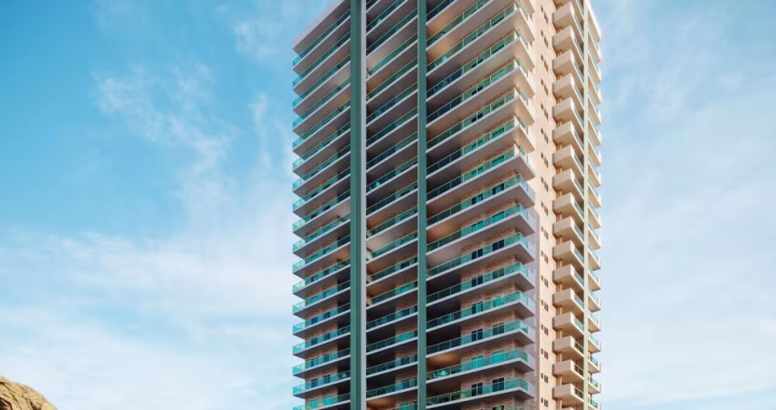 APTO EM CONSTRUÇÃO 2 E 3 DORMITÓRIOS NO CENTRO DA CIDADE E FRENTE PARA O MAR
