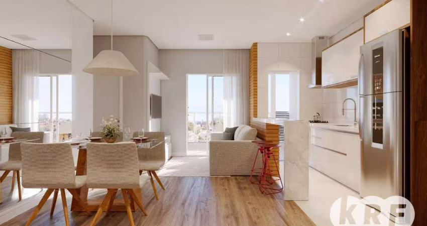 Apartamento com 2 dormitórios (1 suíte) à venda por R$ 523.161 - Tingui - Curitiba/PR