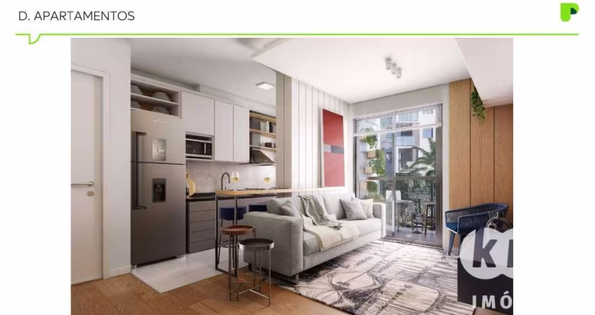 Apartamento à venda, 47 m² por R$ 443.224,23 - Hauer - Curitiba/PR