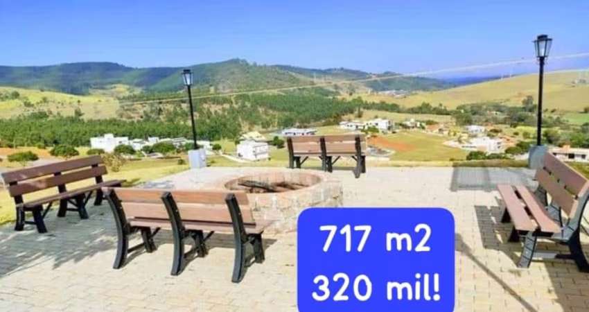 Condomínio Terras de Santa Cruz Terreno com 717 m2 em Bragança Paulista
