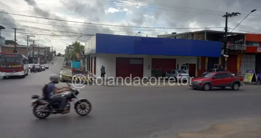 Vendo ponto comercial (galpão ou depósito ou armazém) em av. principal, térreo no novo aleixo