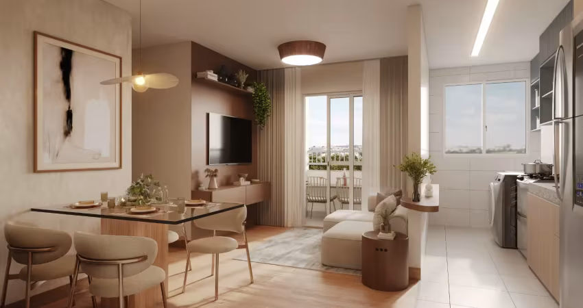 Residencial nagoya, apartamento de 2 quartos com lazer completo e condições especiais de pré-lançamento no novo aleixo.