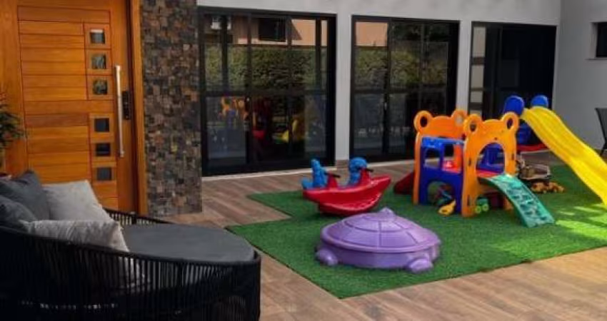 Casa térrea para locação, 4 dormitórios sendo 3 suítes, varanda Gourmet, jacuzzi, 4 vagas, Jdm. da Serra, Jundiaí