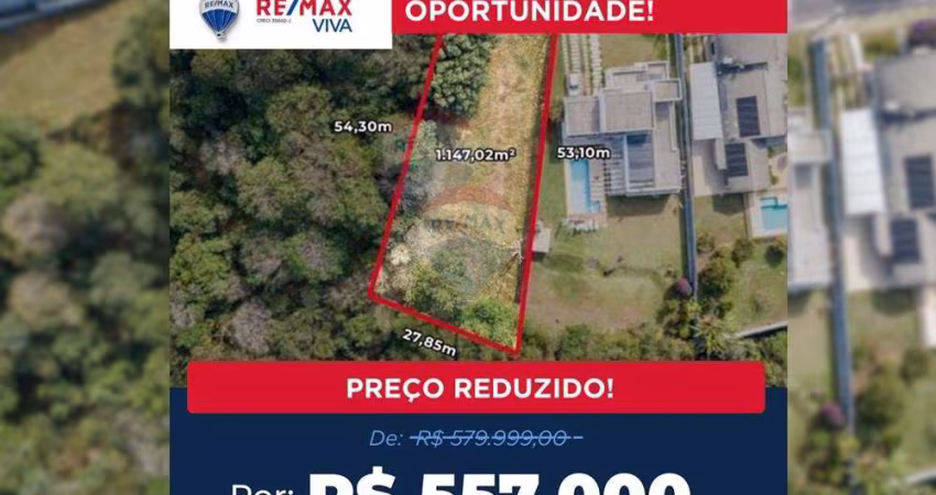 Terreno para venda em Condomínio Serra Da Estrela de 1147.00m²