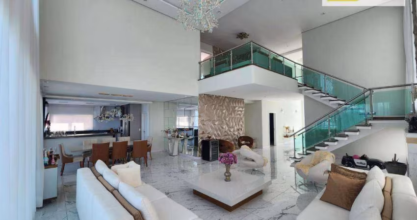 Casa de Condomínio para venda em Aldeia Da Serra de 553.00m² com 6 Quartos, 5 Suites e 7 Garagens