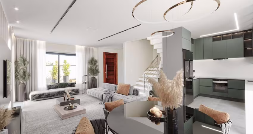 Casa de Condomínio para venda em Santa Felicidade de 190.00m² com 3 Quartos, 1 Suite e 3 Garagens