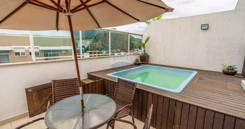 Cobertura para venda em Pechincha de 129.00m² com 3 Quartos, 2 Suites e 2 Garagens