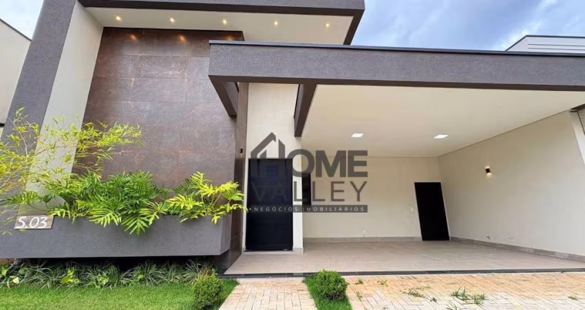 Casa de Condomínio para venda em Residencial Mont' Alcino de 171.00m² com 3 Quartos, 3 Suites e 4 Garagens