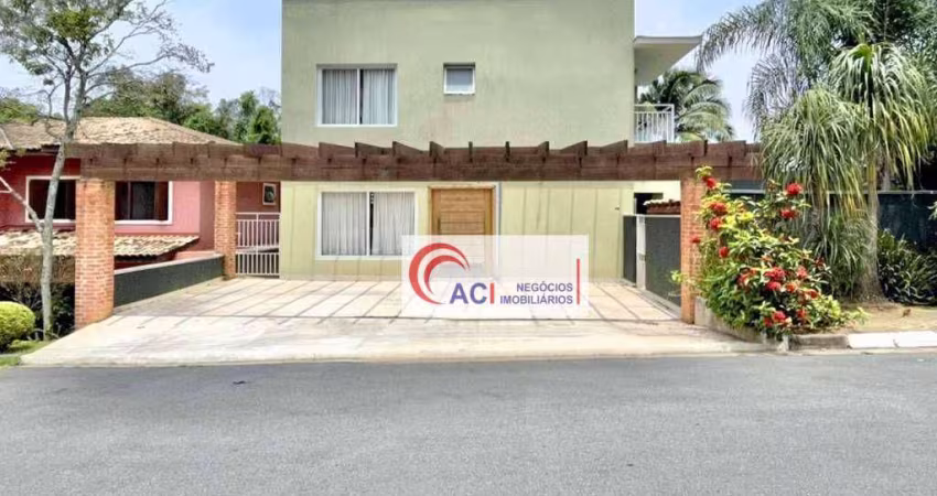 Casa de Condomínio para venda em Aldeia Da Fazendinha de 386.00m² com 4 Quartos, 2 Suites e 3 Garagens