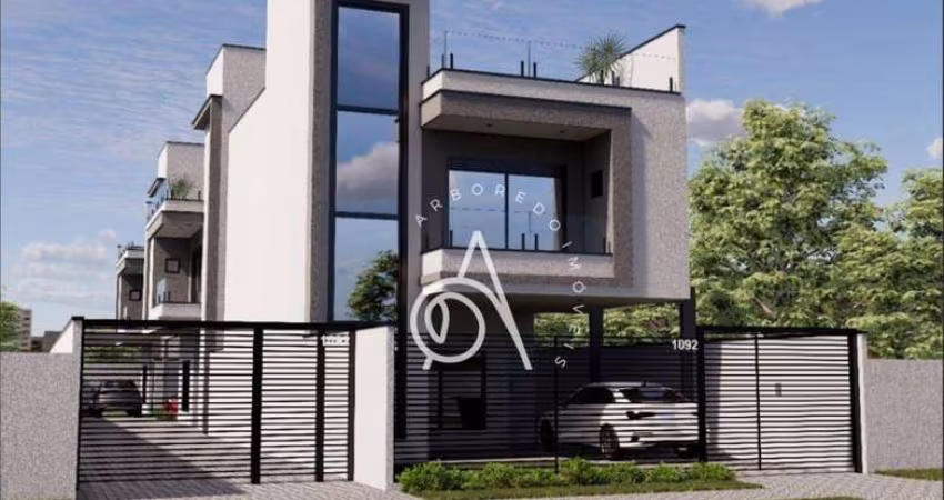 Sobrado para venda em Hauer de 148.00m² com 3 Quartos, 3 Suites e 2 Garagens