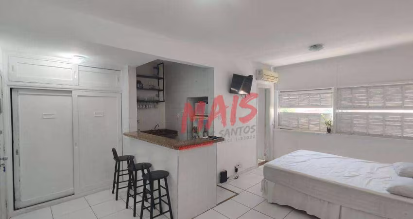 Apartamento para alugar em Gonzaga de 35.00m² com 1 Quarto e 1 Garagem